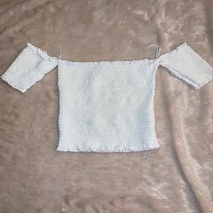 Gaze off the shoulder top